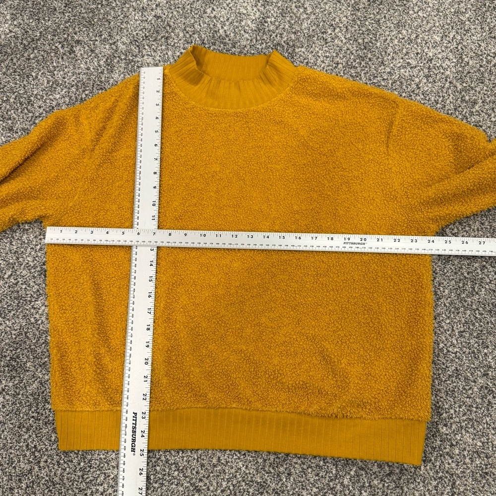 Cozy Soft Yellow/Gold Sweatshirt Top by Porridge Anthropologie Casual Versatile - Picture 9 of 9